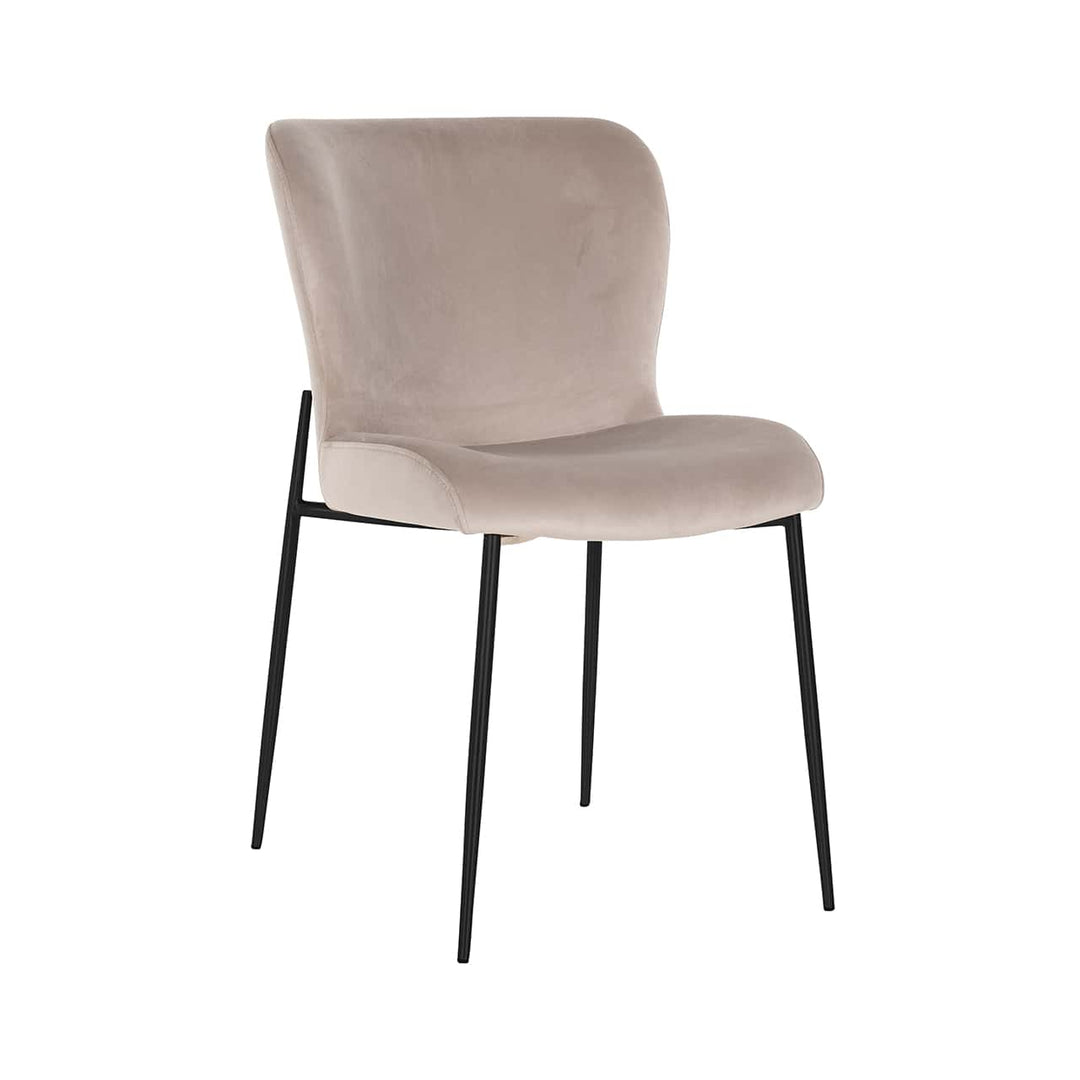 Richmond Interiors Darby Taupe Khaki Chenille Dining Chair