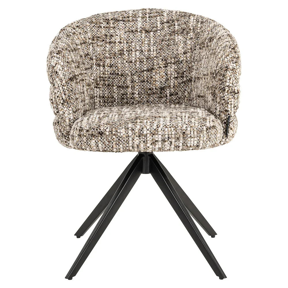 Richmond Interiors Serenity Brown Omara Swivel Chair