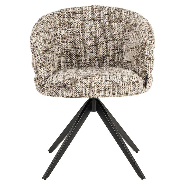 Richmond Interiors Serenity Brown Omara Swivel Chair