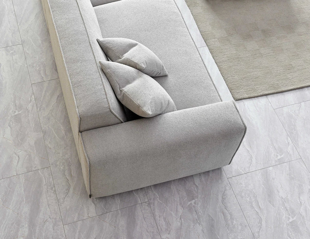 The Dakota Pebble Boucle 3 Seater Sofa