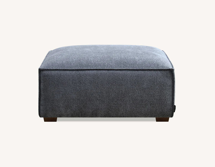 The Dakota Charcoal Grey Boucle 4 Seater With Chaise Premium Sofa Charcoal Boucle Fabric