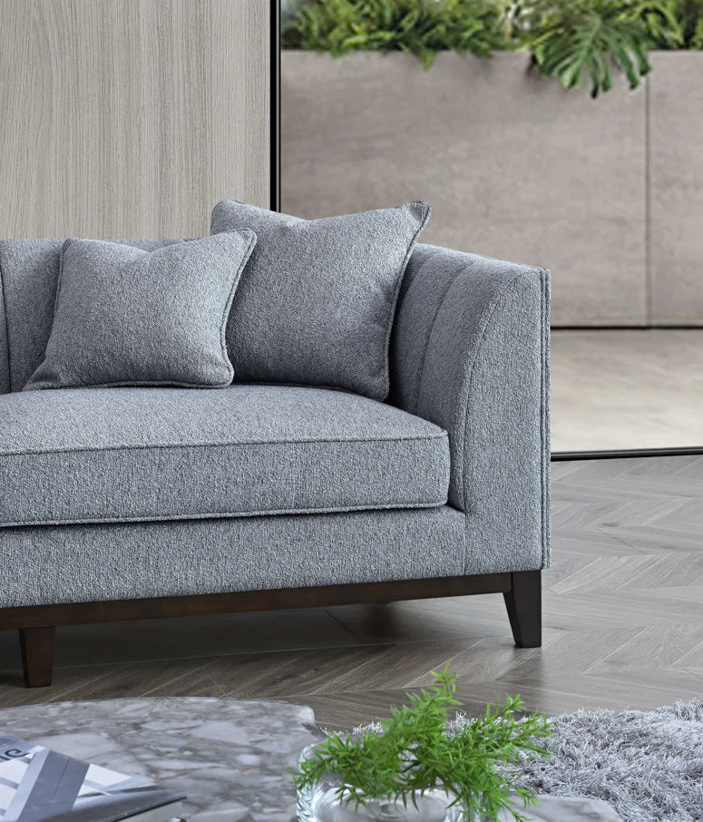 The Cooper Dolphin Boucle Left Hand Corner Premium Sofa Dolphin Boucle Fabric