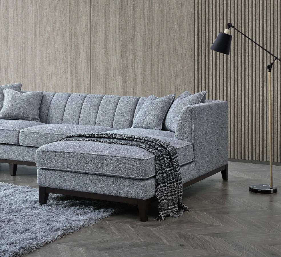 The Cooper Dolphin Boucle Right Hand Corner Premium Sofa Dolphin Boucle Fabric