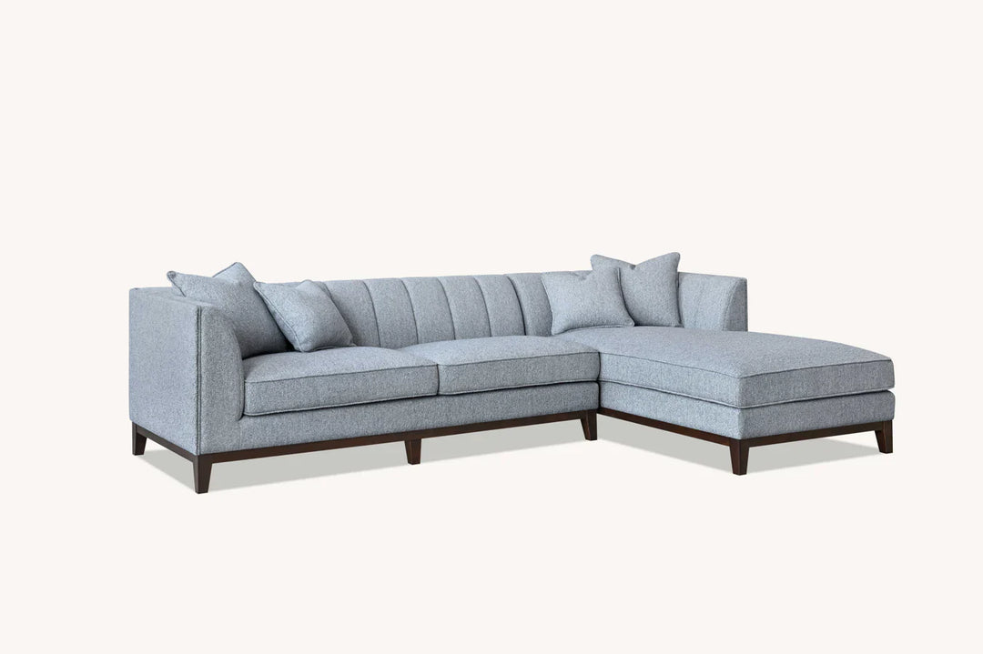 The Cooper Dolphin Boucle Right Hand Corner Premium Sofa Dolphin Boucle Fabric