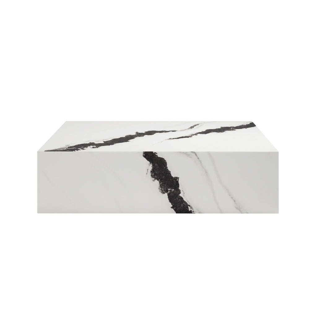 Rosso Panda Marble Coffee Table