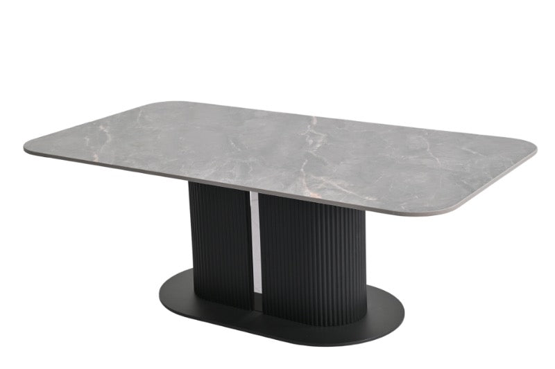 Sydney Grey Ceramic Marble Coffee Table