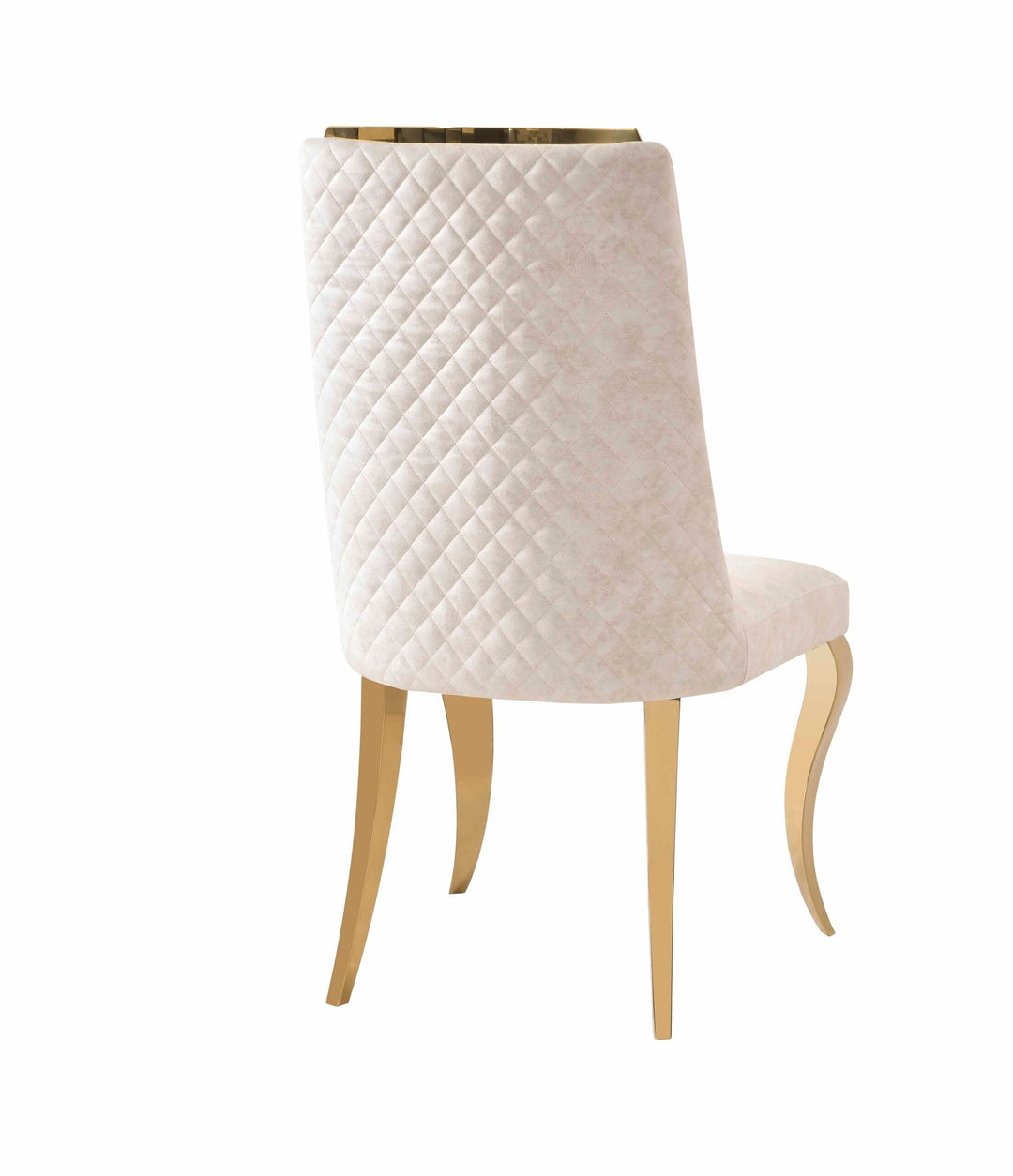 Arial Marble & Gold Dining Table With Roxby Cream Gold Velvet Dining Chairs Gold Legs