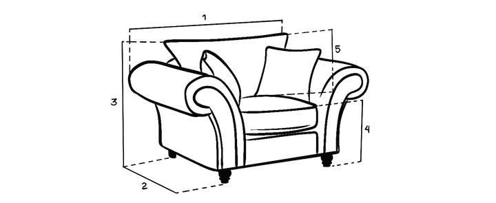Chesterfield Grey Velvet Fullback 1 Seater Armchair