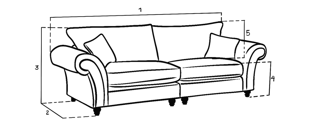 Chesterfield Grey Velvet Fullback 4 Seater Sofa