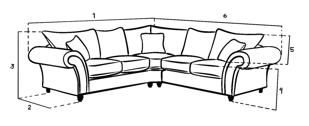Chesterfield Stone Fullback Large Corner Sofa Stone Velvet