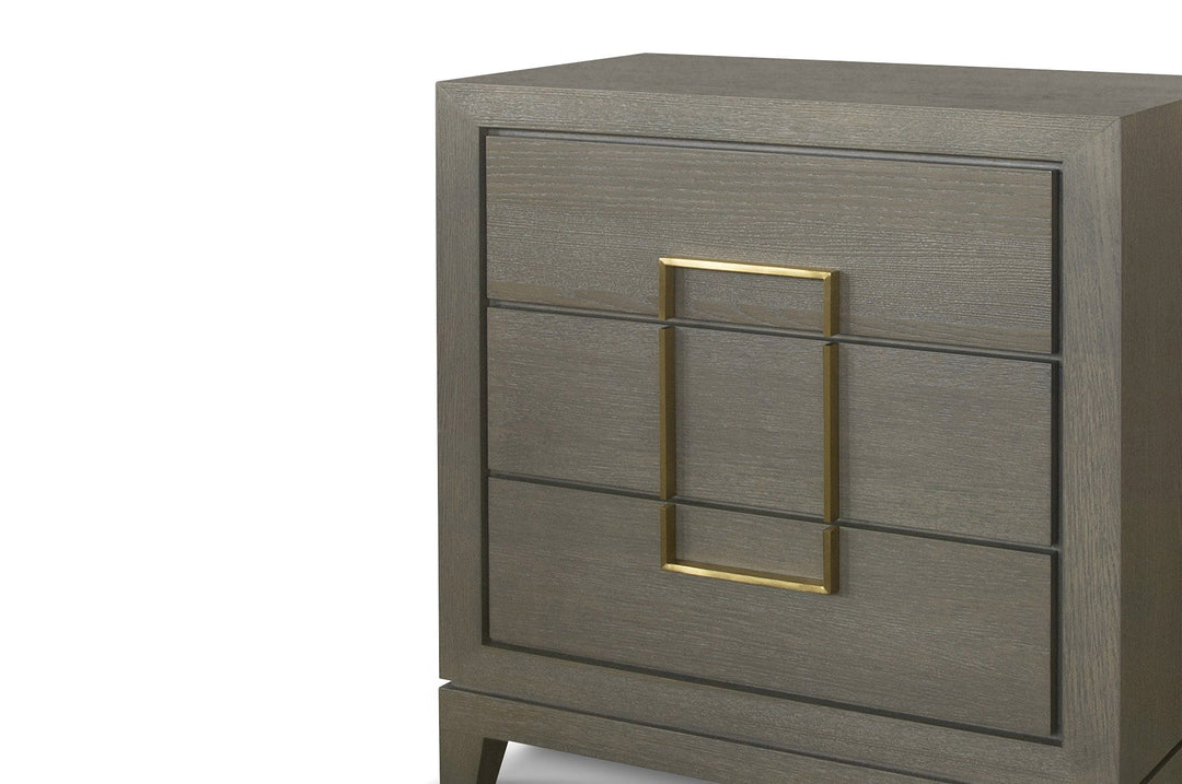 Berkeley Designs Lucca 3 Drawer Chest In Grey/Oak - Esme Furnishings