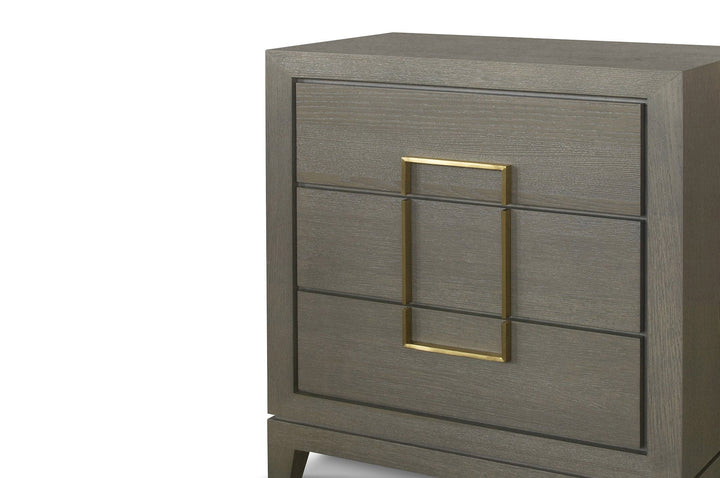 Berkeley Designs Lucca 3 Drawer Chest In Grey/Oak - Esme Furnishings