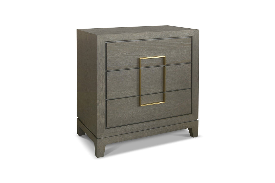 Berkeley Designs Lucca 3 Drawer Chest In Grey/Oak - Esme Furnishings