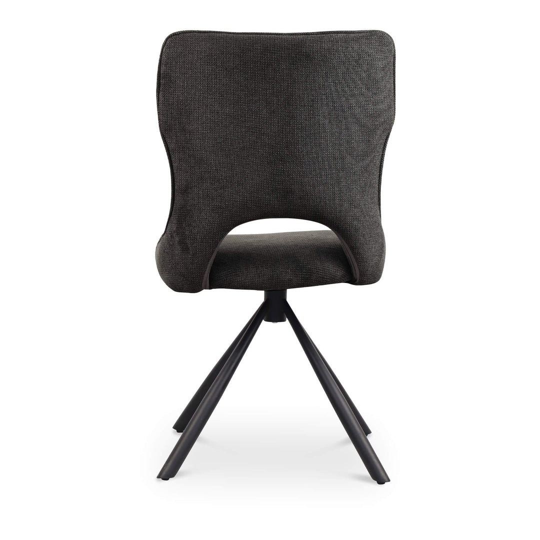 Sydney 160cm Grey Ceramic Marble Dining Table With Sydney Grey Velvet 360 Swivel Dining Chairs