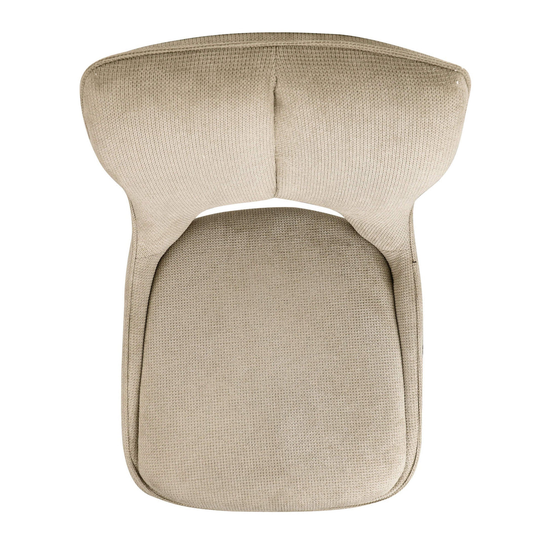 Sydney 160cm Cream Gold Ceramic Marble Dining Table With Sydney Beige Velvet 360 Swivel Dining Chairs