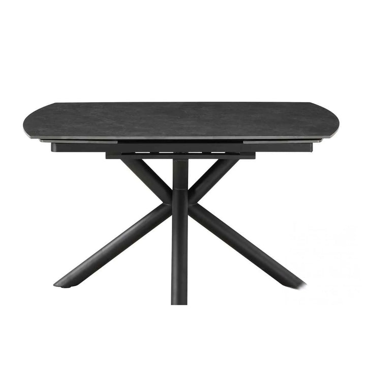 Nova 160-240cm Grey Swivel Ceramic Marble Extending Dining Table