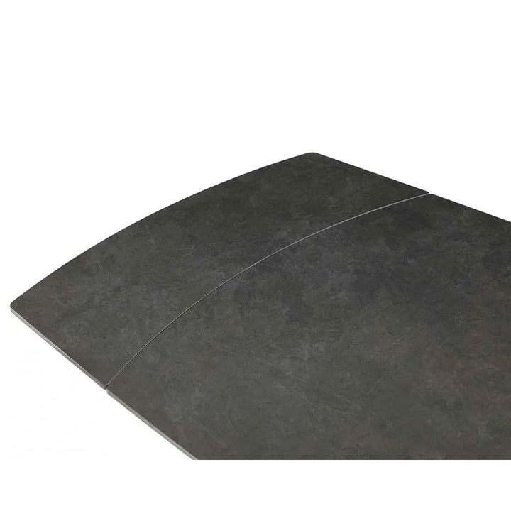Nova 160-240cm Grey Swivel Ceramic Marble Extending Dining Table