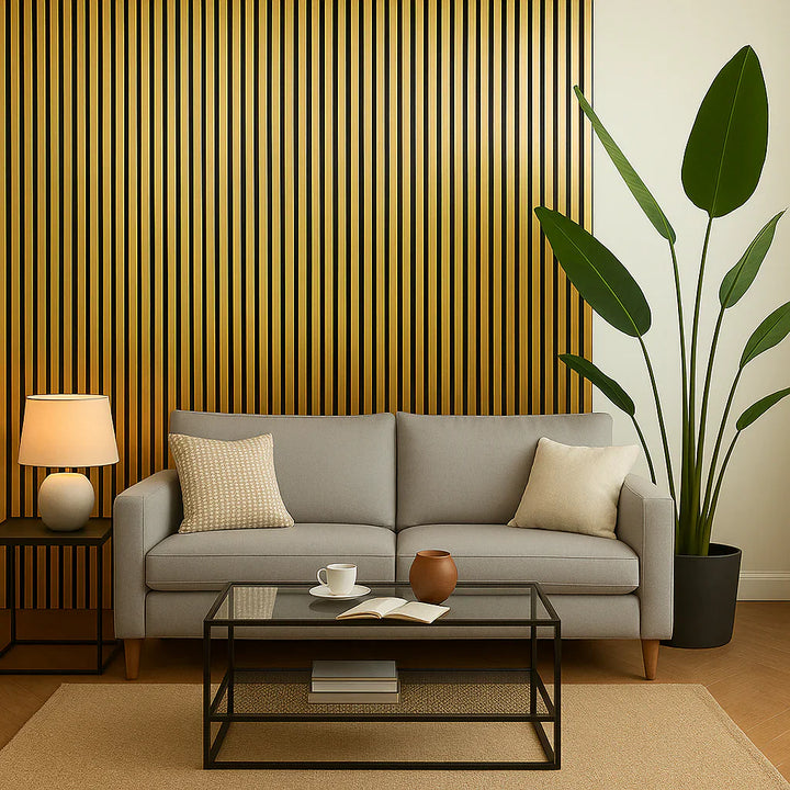 Premium 3 Sided Coloured Luxury Wall Panels 240x30cm - Pack Of 2 - Range Of Colours