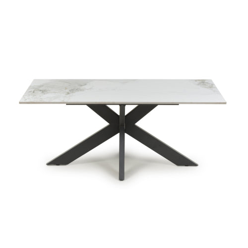 Nova White Ceramic Marble Coffee Table