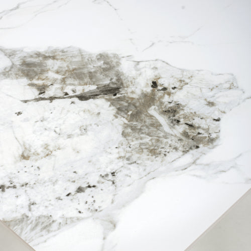 Nova White Ceramic Marble Coffee Table