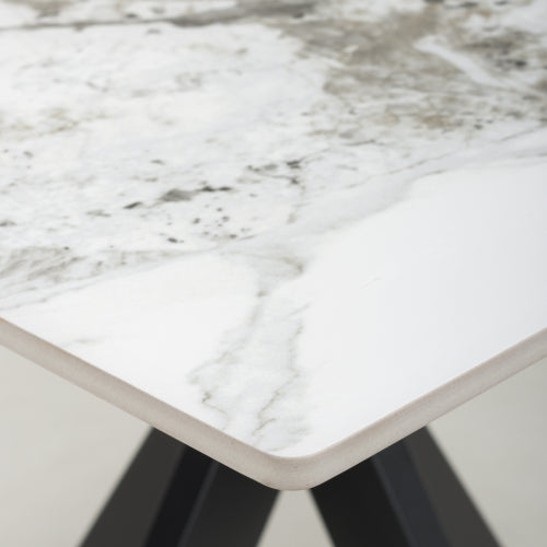 Nova White Ceramic Marble Coffee Table