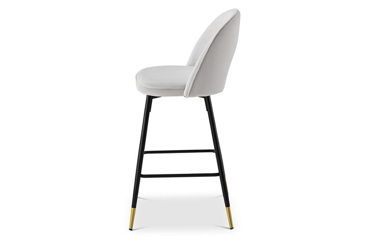 Berkeley Designs Hoxton Bar Stool in Cream-Bar Stools-Berkeley Designs-Belmont Interiors