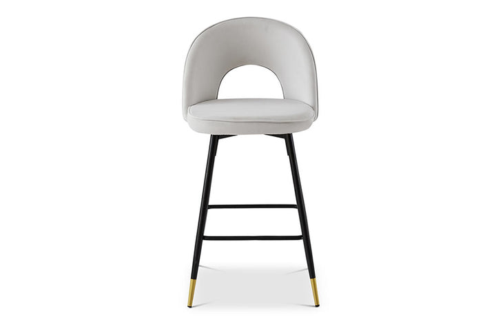 Berkeley Designs Hoxton Bar Stool in Cream-Bar Stools-Berkeley Designs-Belmont Interiors