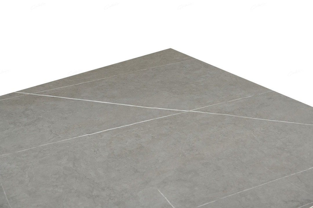Livia 160cm Grey Ceramic Sintered Marble Dining Table - Esme Furnishings