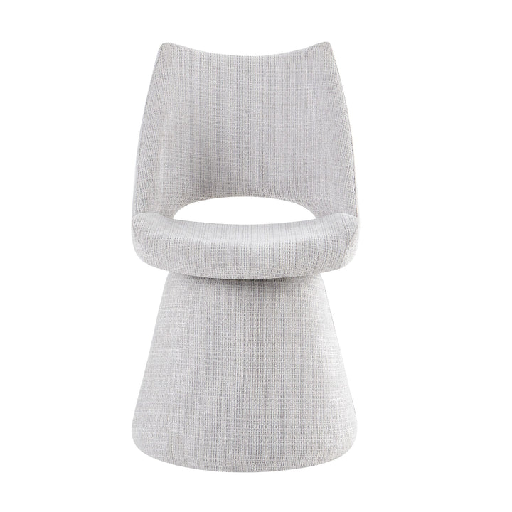 Maryland 360 Swivel Fabric Dining Chairs - Pairs - 2 Colours