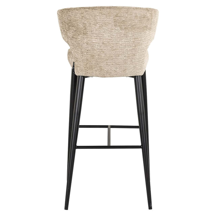 Richmond Interiors Taylor Desert Taupe Chenille Bar Stool