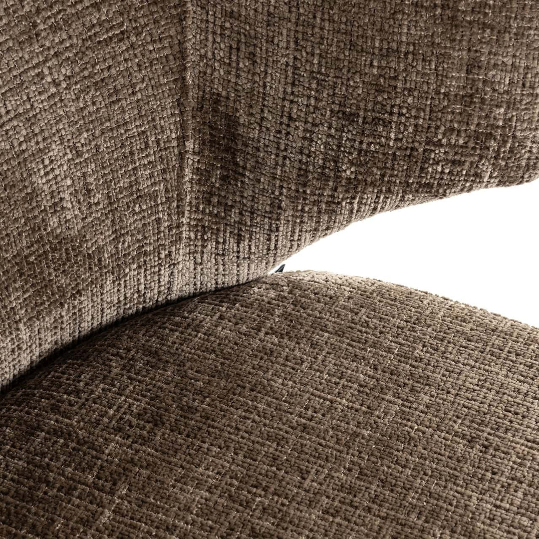 Richmond Interiors Chair Xandra Desert Stone Chenille Dining Table