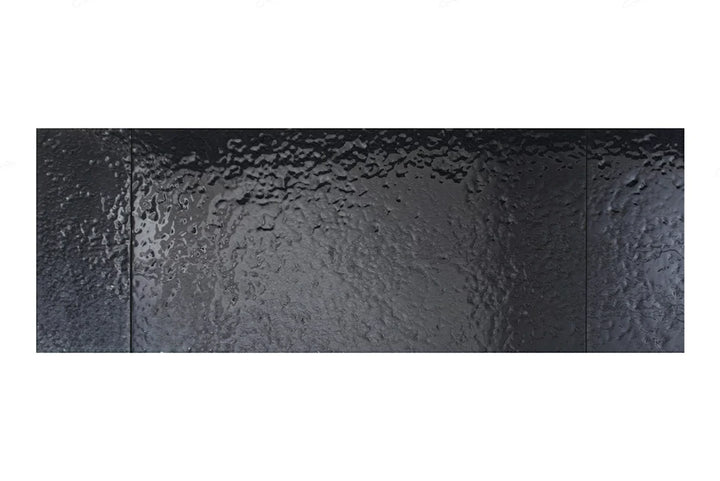 Silux Carbon Black Glass 180-260cm Extending Dining Table